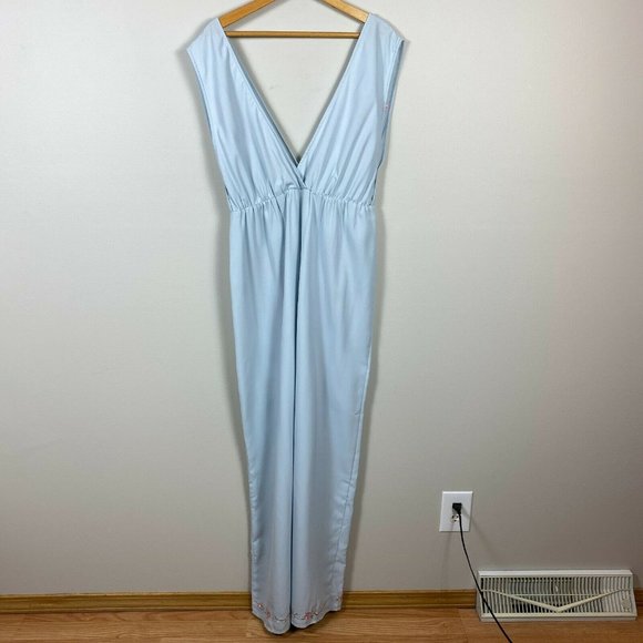 ASOS Gray Jumpsuit with Pink Floral Design - Picture 8 of 12